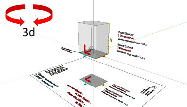 Ebene und Raum - 2D und 3D